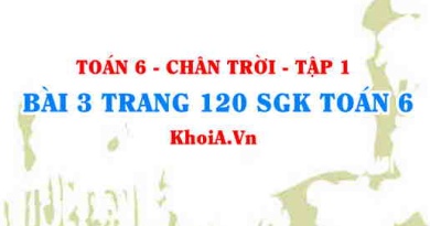 Bài 3 trang 120 SGK Toán 6 Tập 1 Chân trời sáng tạo